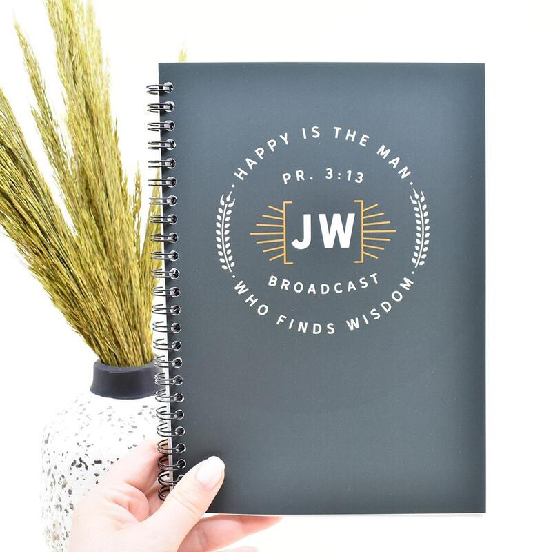 Happier To Give JW Broadcast Notebook