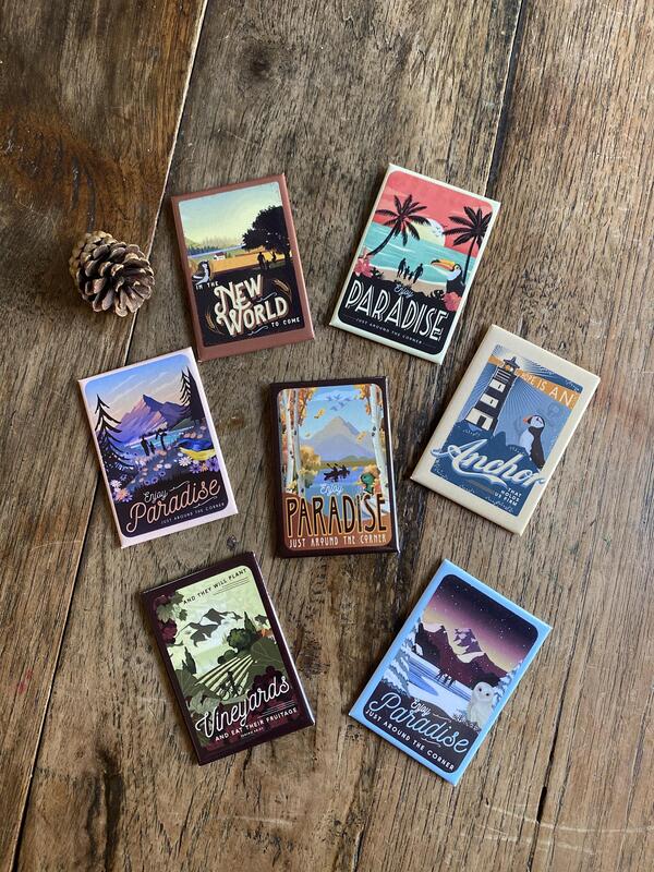 Encouraging Paradise Themed Magnets JW Gift Ideas - - Shared by Regalitos Para Ti - Discover unique handmade / designed gifts and support small businesses
