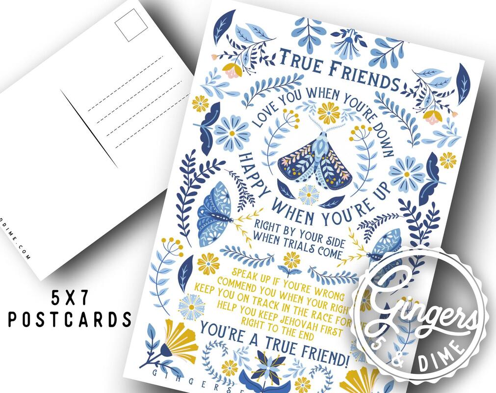 JW Postcards You’re a true friend - Pandemic Encouragement