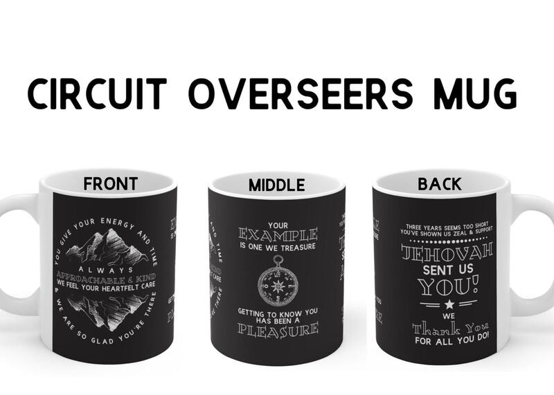 Circuit Overseers Mug - English & Spanish JW Gifts by Gingers Five & Dime