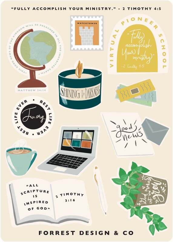 Virtual Pioneer School Stickers Gift Ideas