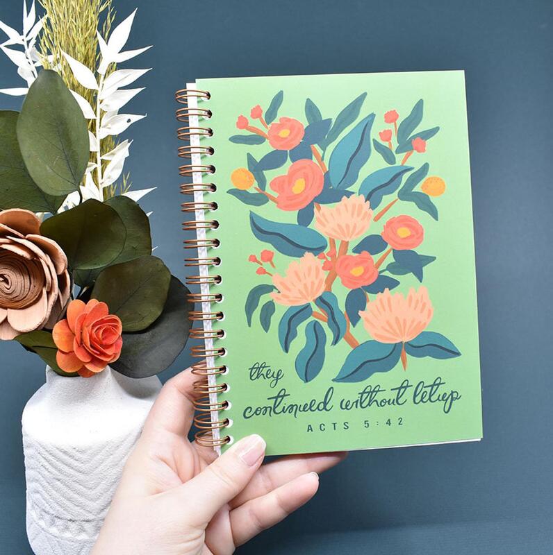Happier To Give Return Visit Book - Floral Notebook