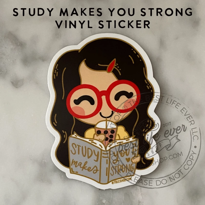 Studious Babe VINYL STICKER - gifts for sisters - jw service year - jw pioneer gifts - best life ever - gifts elders wives