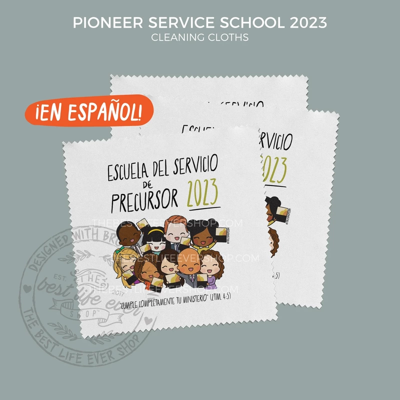Escuela del Servicio de Precursor 2023 - Microfiber Cleaning Cloth - jw gifts - best life ever- sold individually