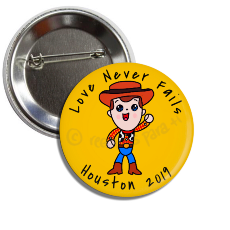 Houston Texas International Convention Pin Cowboy