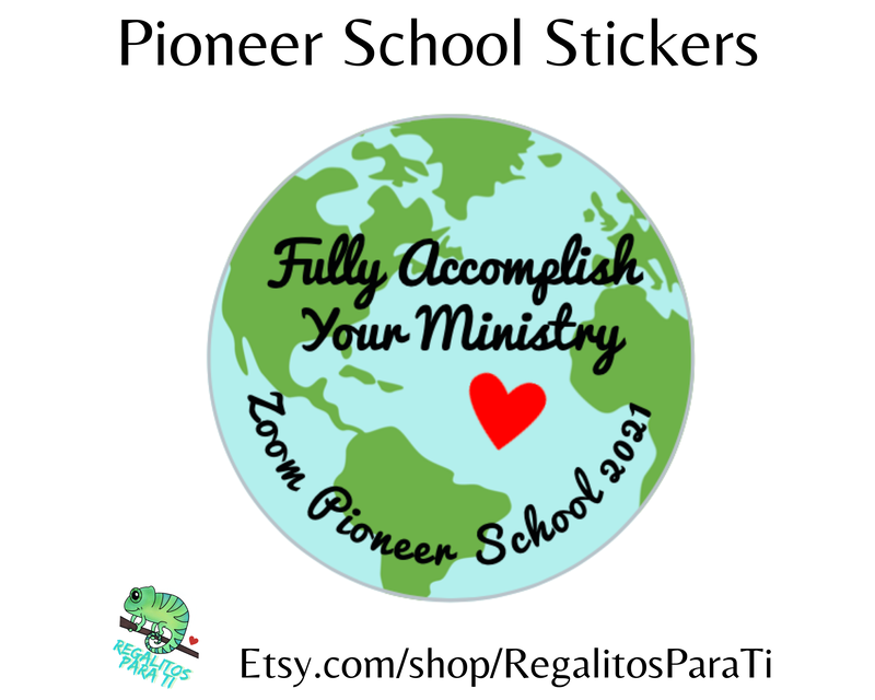 Zoom Pioneer School DIY Gift Ideas Pioneer Stickers