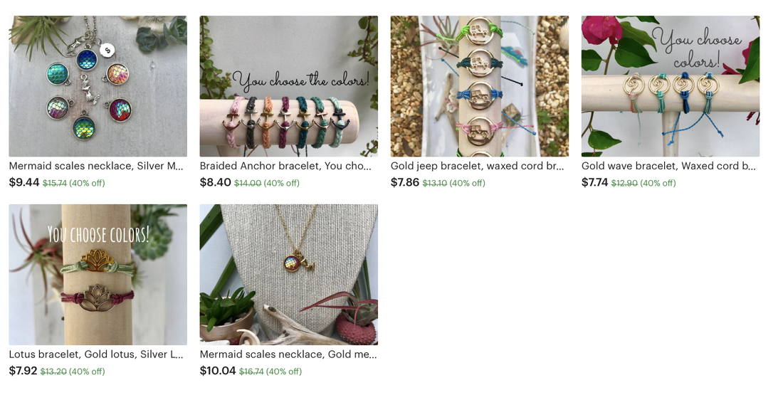 Salty and Sunkissed Jewelry Sale 40% off