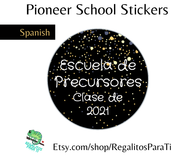Zoom Pioneer School DIY Gift Ideas Pioneer Stickers