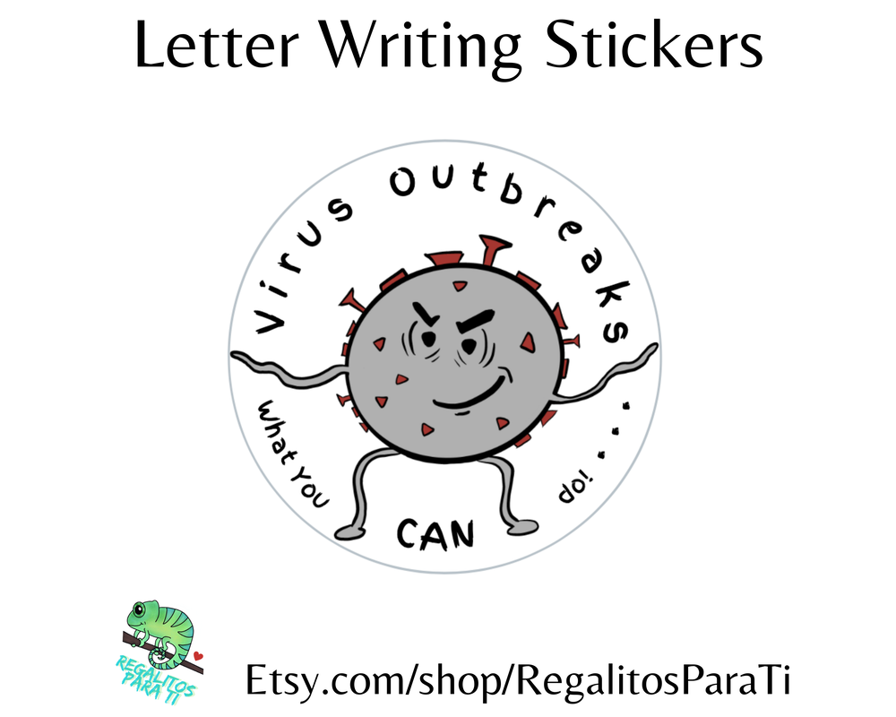 JW Letter Writing Stickers - Virus Outbreaks